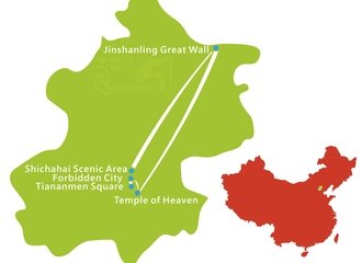 Beijing Hiking Tour Map