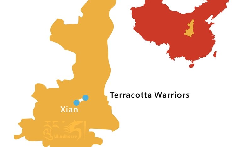Xi'an to Terracotta Warriors Tour Route