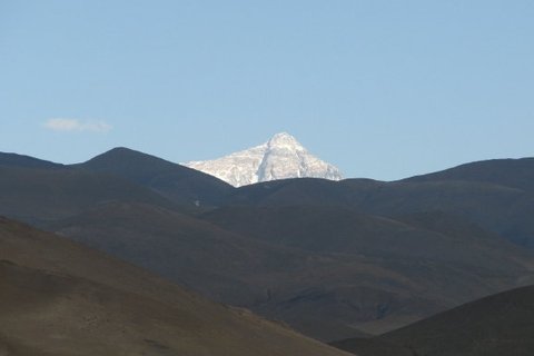 Everest Summit on the way to EBC