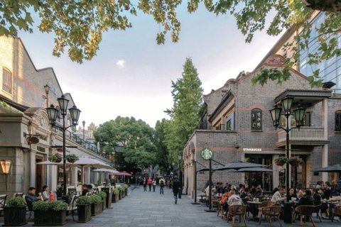 Cafes at the French Concession in Shanghai