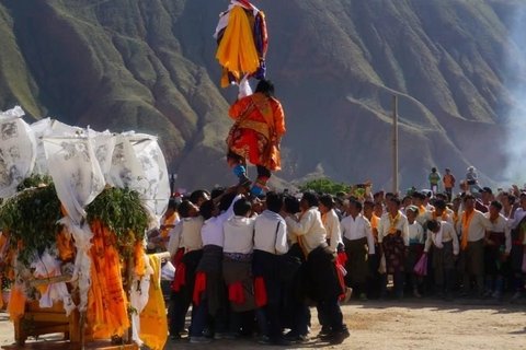 Shaman festival at Langjia village