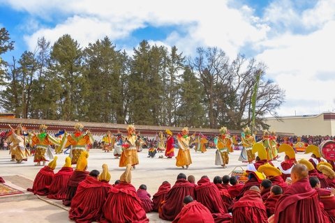 Cham dance at Langmusi Kirti monastery