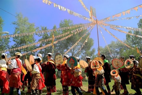 Shaman festival celebration