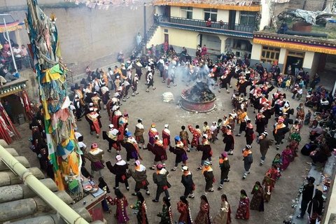 Shaman festival at Wutun village
