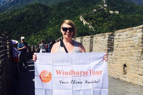 Sarah at Beijing Mutianyu Great Wall